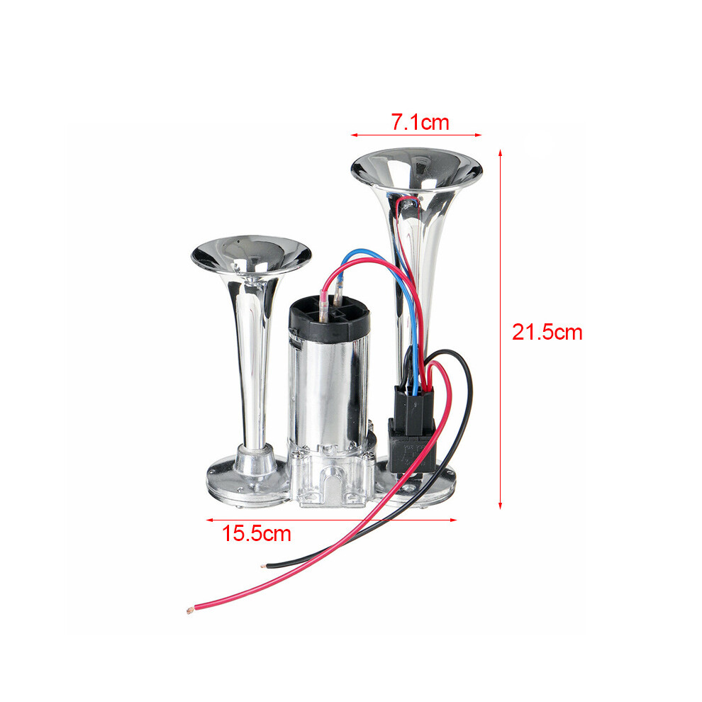 12V 600Db Dual Trumpets Super Loud Car Electric Horn Truck Boat Train 9132346931999