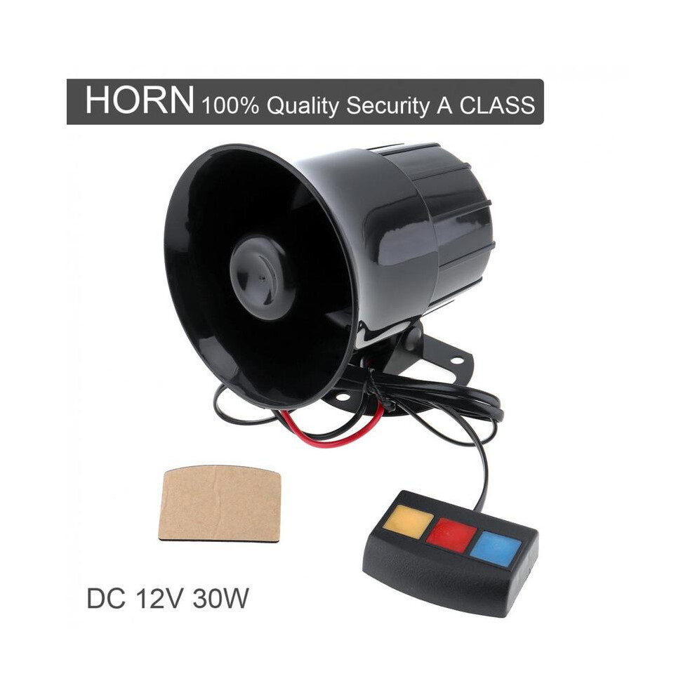 Aihontai Durable 12V 30W 3 Sound Car Speaker Loud Siren Horn 105Db For Car / Motorcycle