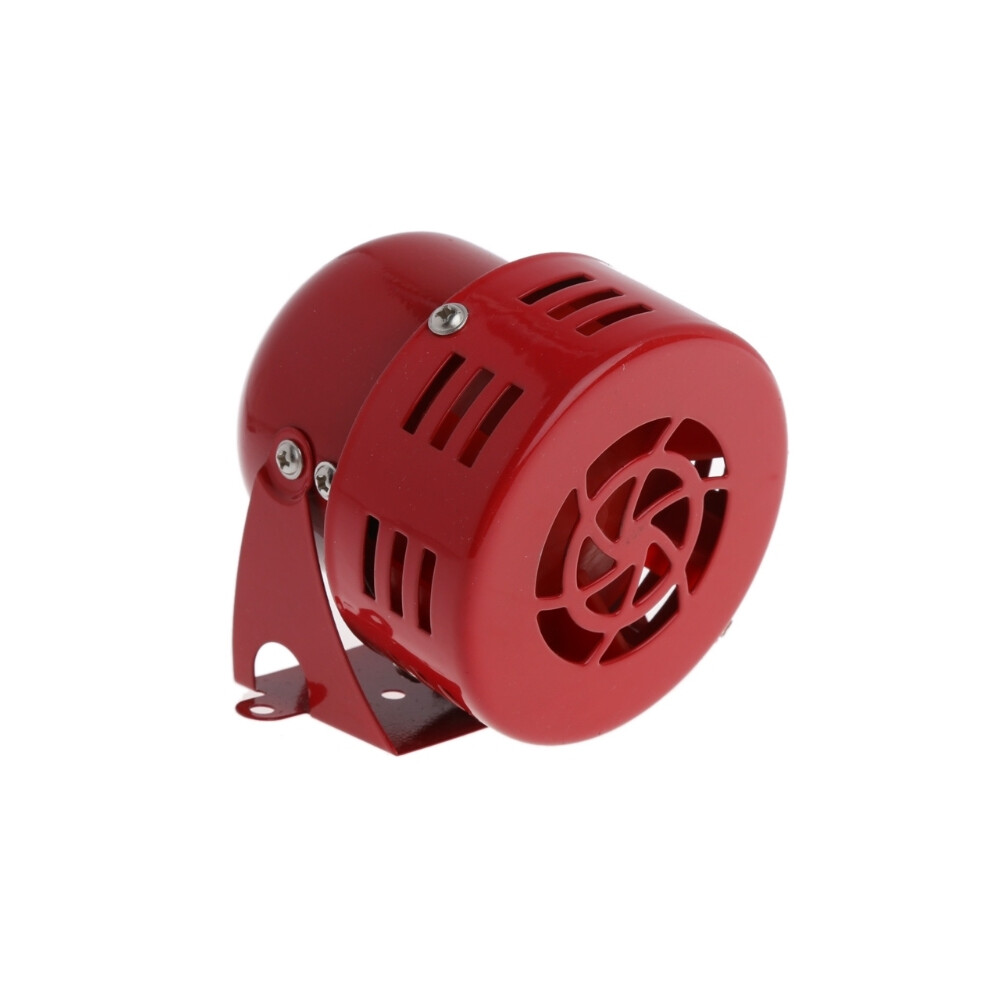 1950S 12V Car Motorcycle Driven Air Raid Siren Horn Alarm 50'S Red 9132346932699