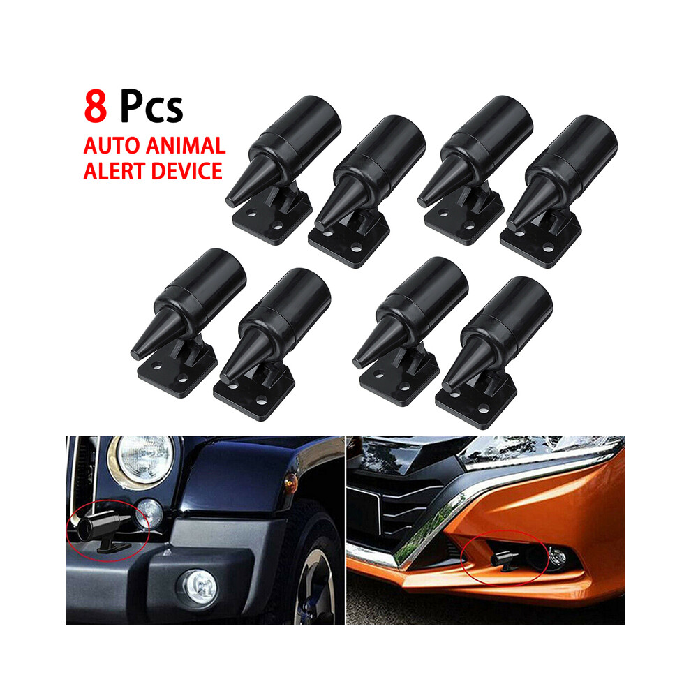 8Pcs Universal Motor Car Deer Whistle Device Automotive Animal Deer Warning 9132346933061