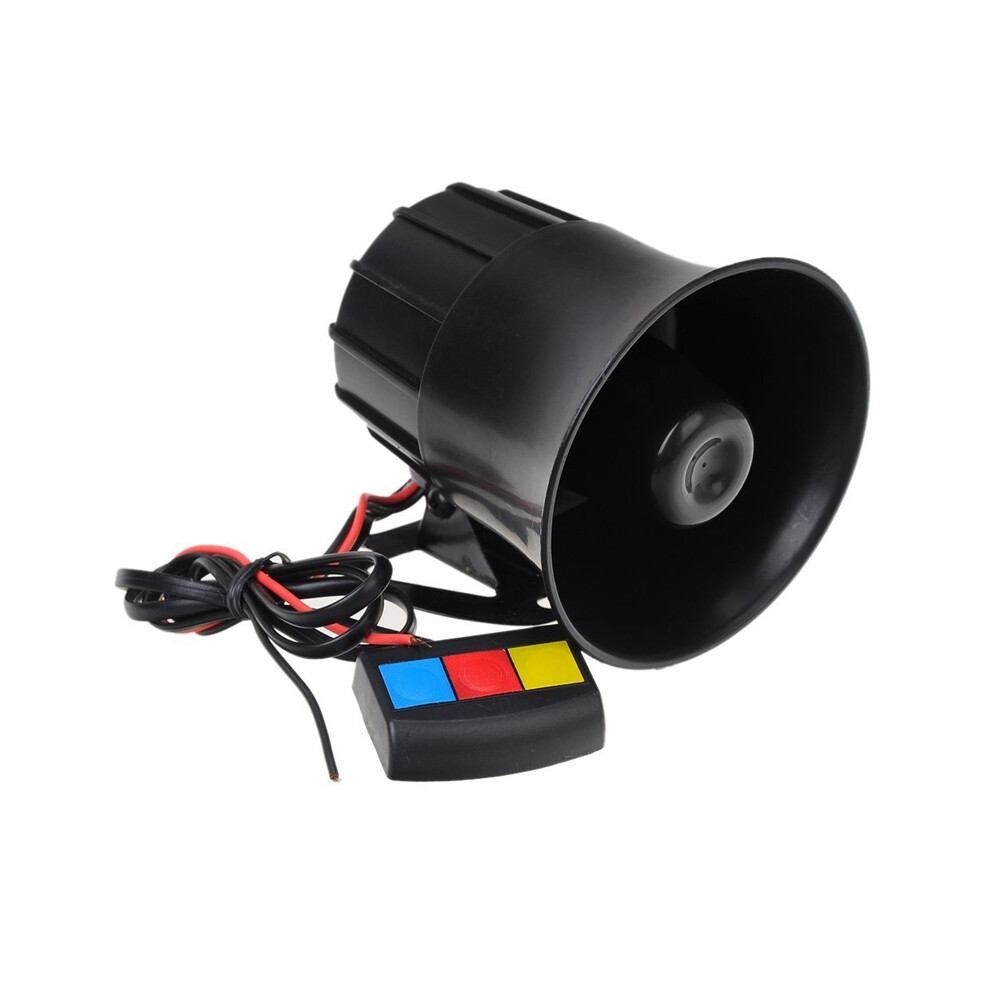 Motorcycle Car Van Vehicle Loud Siren Security Horn 12V With 3 Sounds 9132346932972