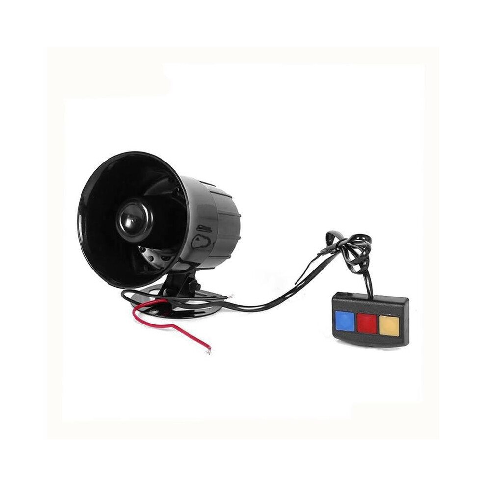 12V 3 Tone Sound Loud Car Horn Motorcycle Warning Alarm Police Fire Siren 9132346933115