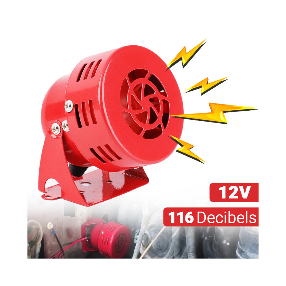 12V 110 Db Air Raid Siren Horn Speaker Alarm Sound Mini Electric Motor 9132346934532