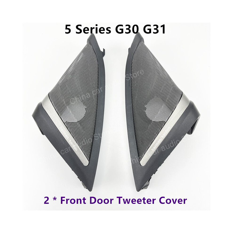 Car Front Door Tweeter Cover For BMW G30 5 Series Audio Trumpet  Head