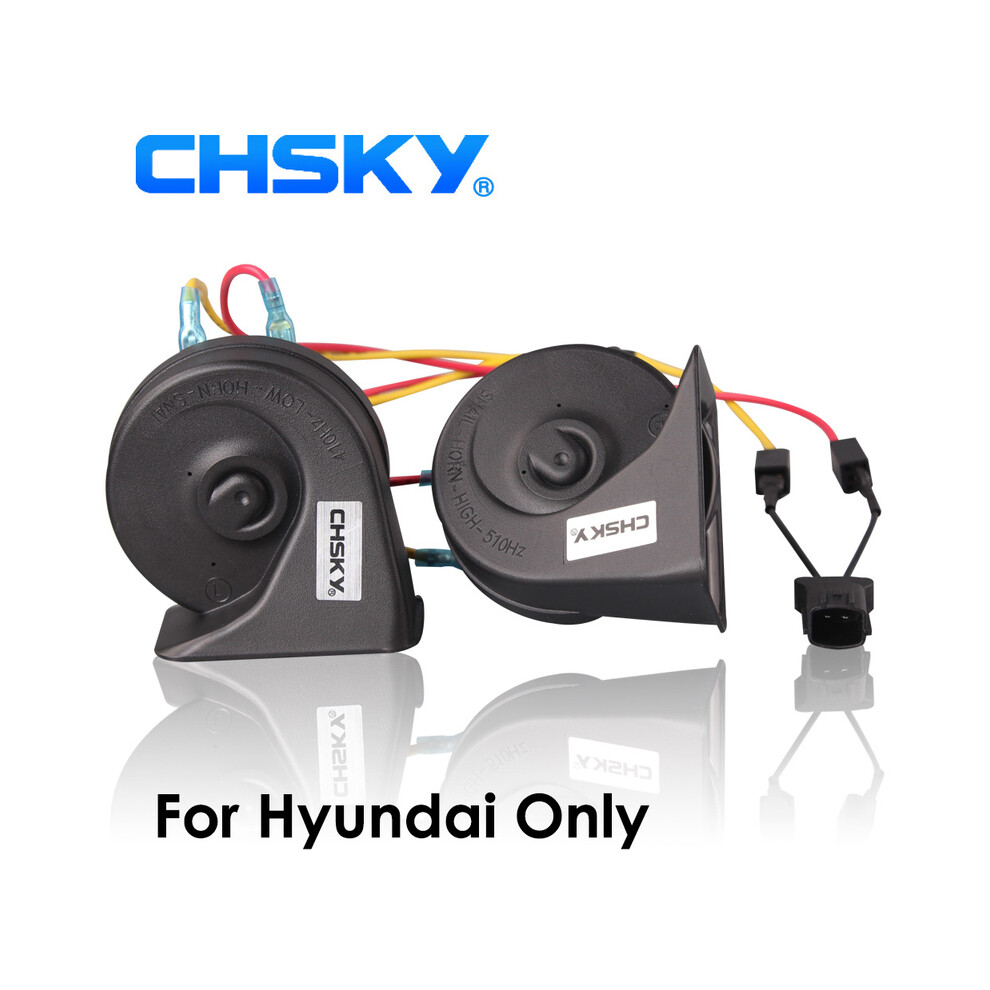 Chsky Car Horn Snail Type Horn For Hyundai Solaris Creta Ix25 Kona Santa 9132346937199