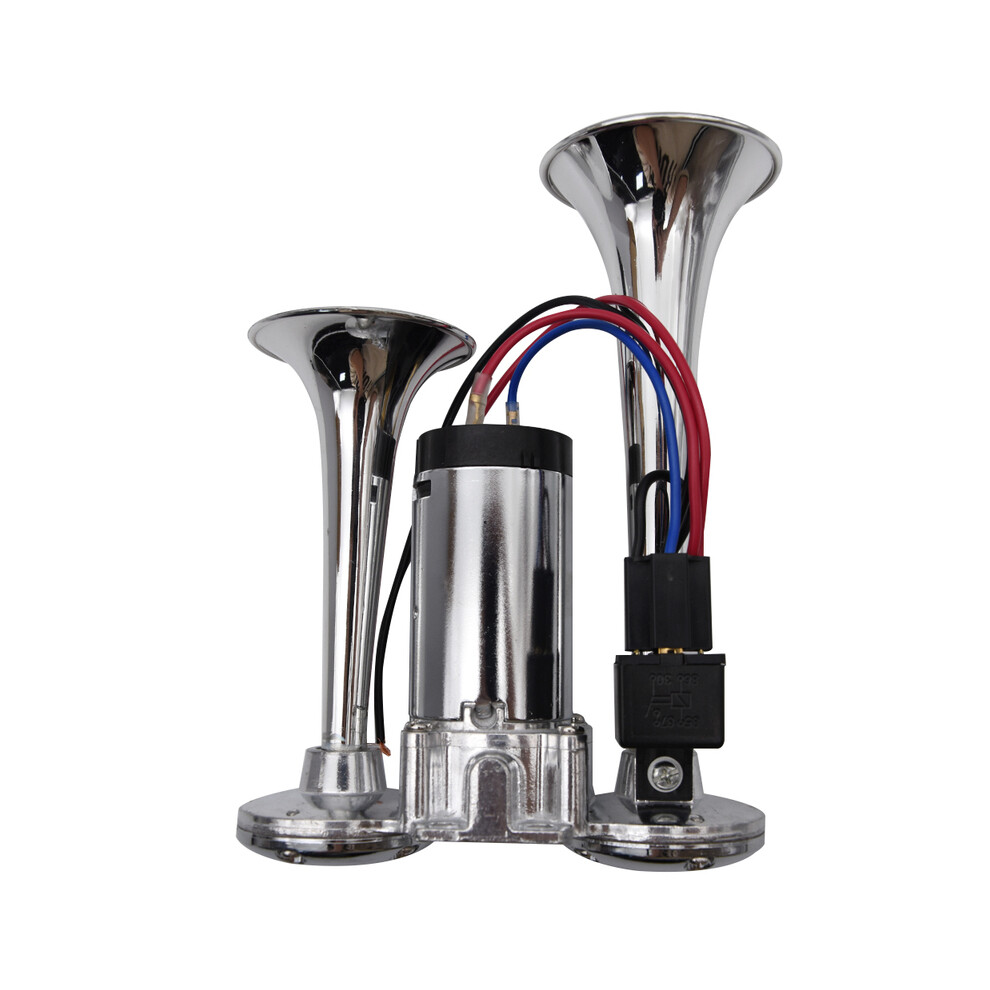 110Db Air Horn Dual Trumpet Super Loud 12V Compressor Set Car Truck Train 9132346939209