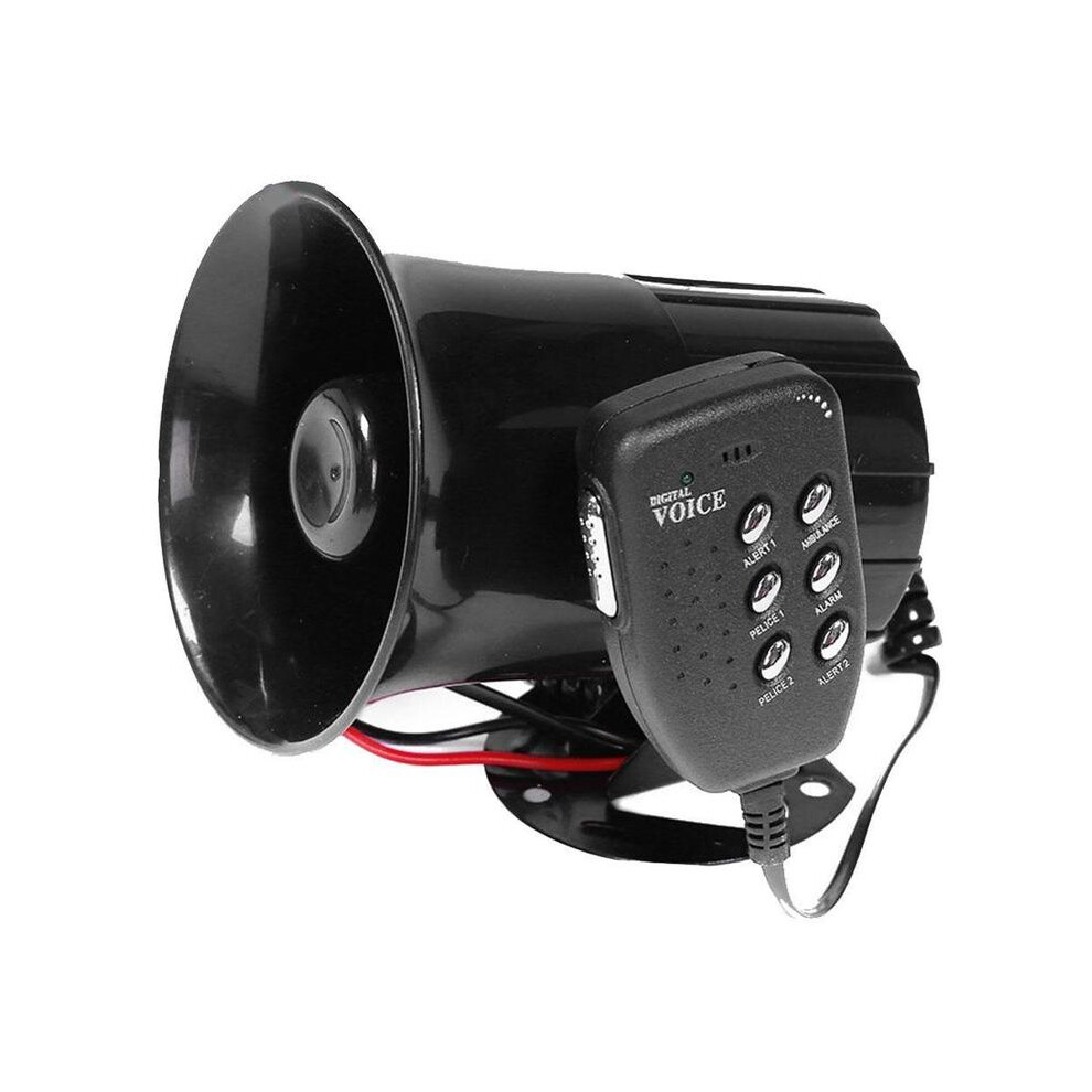 12V 100W 120Db 6 Sound Alarm Horn Car Electronic Warning Siren Motorcycle 9132346939568