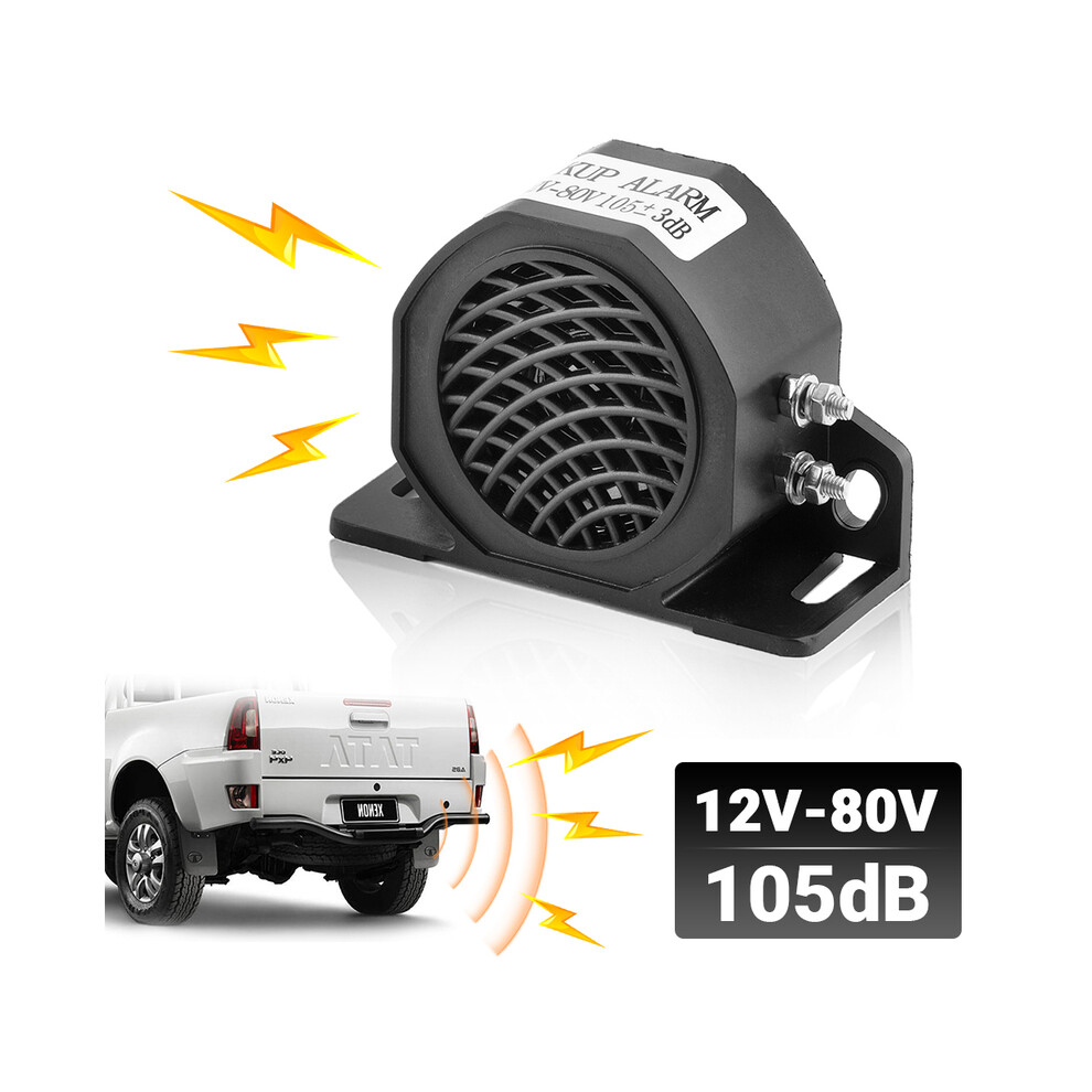 12V 48V -80V 105Db Decibel Backup Siren Beeper Buzzer Sound Warning Alarm 9132346939759