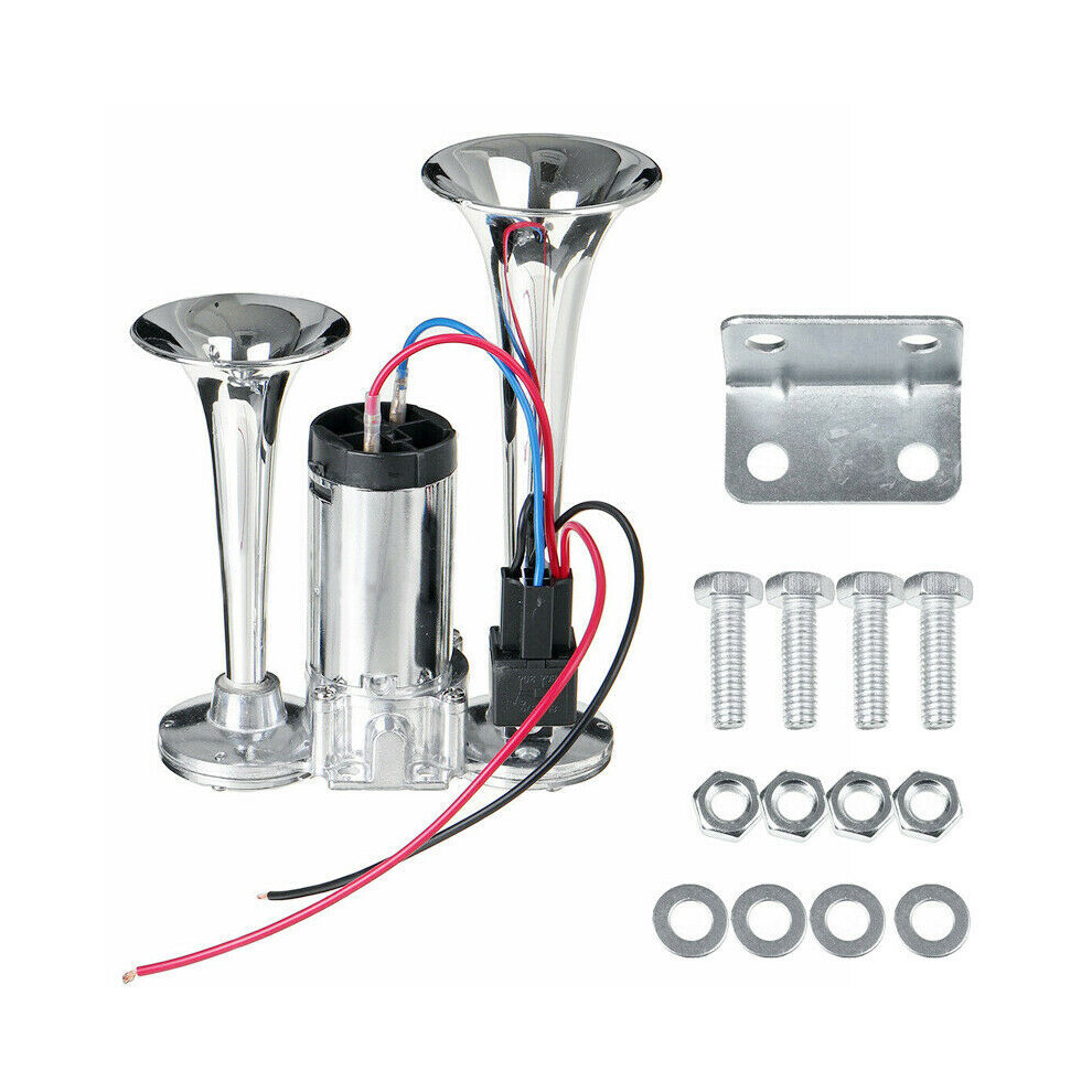 600Db 12V Dual Trumpets Super Loud Car Electric Horn Truck Boat Train 9132346941684