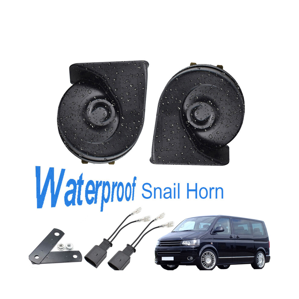 2Pcs/Set Car Snail Horn 12V 110-125Db 410/510Hz High Low Pitch Waterproof 9132346942780