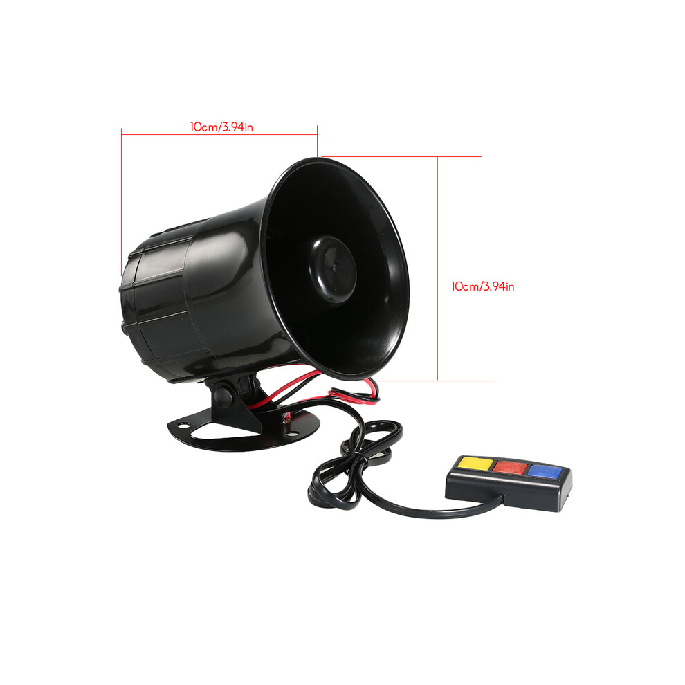 Car Styling Dc12v 3 Tone Sounds Loud Speaker Car Motorcycle Horn 105-115Db 9132346948225