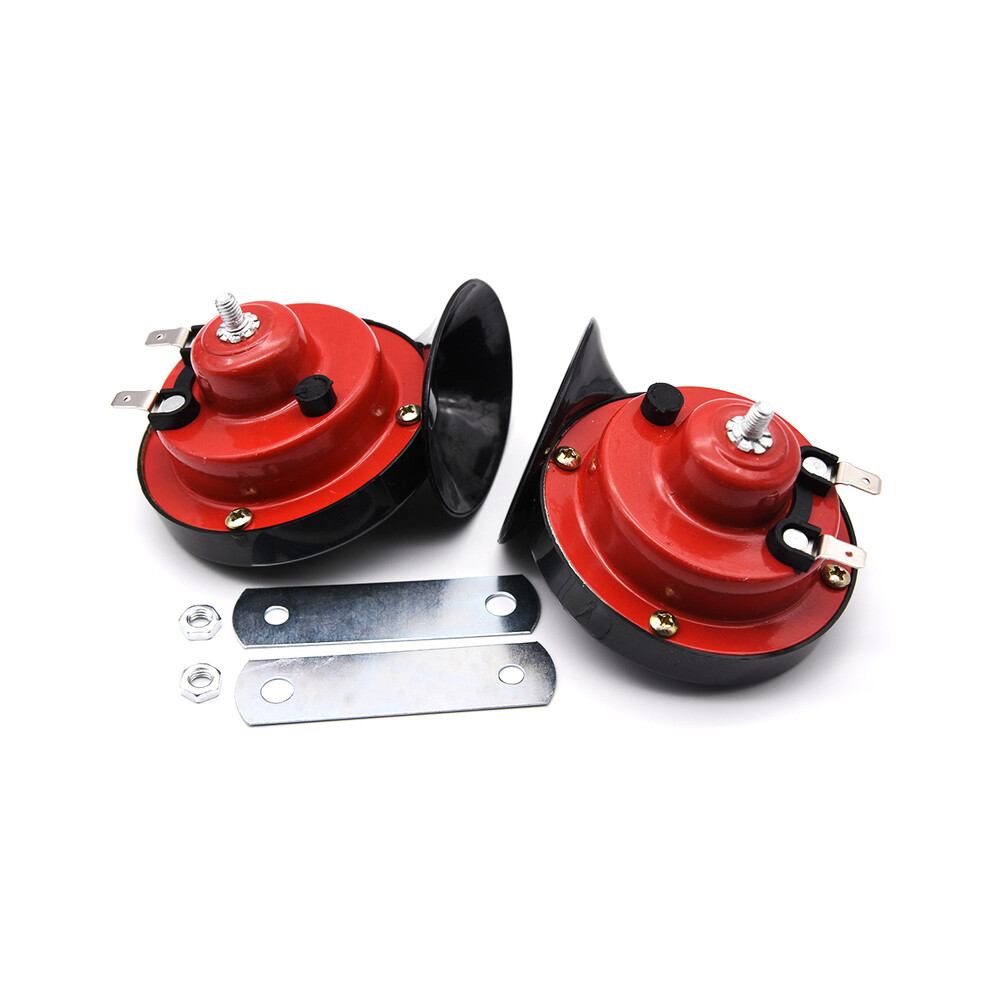 2Pcs 12V Air Horn For Car Snail Electric Air Horn Marine Boat Loud Alarm 9132346948843