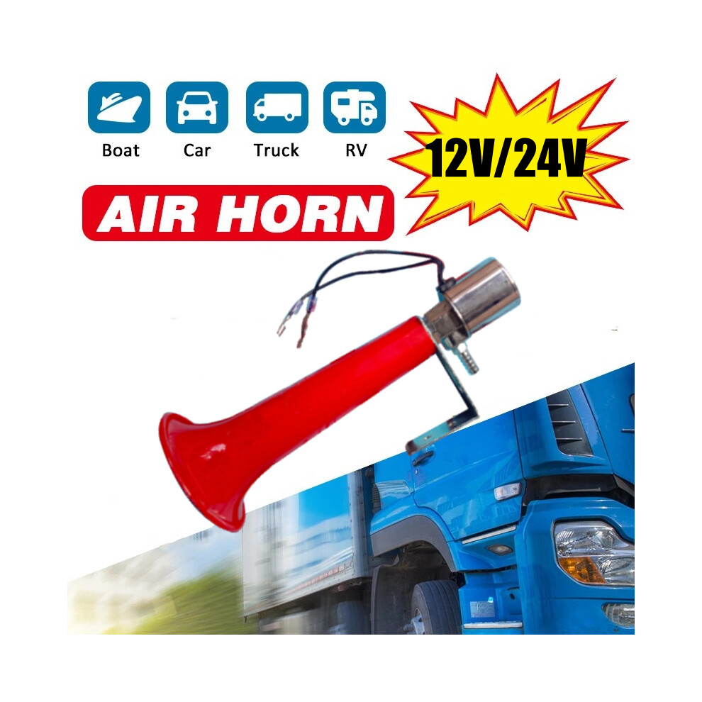 Universal Wolf Whistle Air Horn 12v 24v Super Loud Bird Sound Whistle