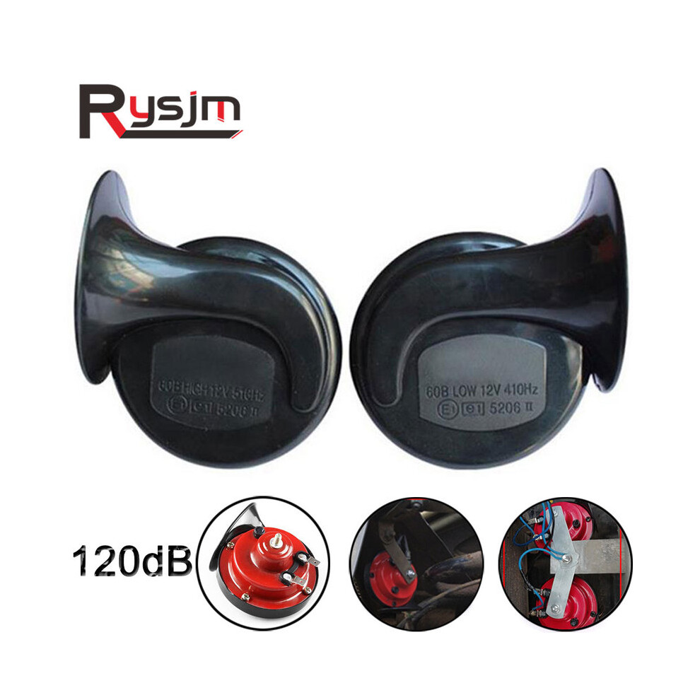 Universal One Pair All 12V 120Db Car Air Horn Loud Car Dual-Tone Snail 9132346955827