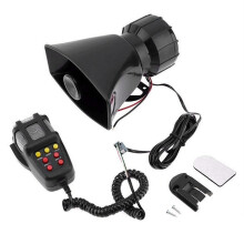 Universal Motorcycle Car Alarm Sound 7 Tone Horn 12V 100W Police Siren