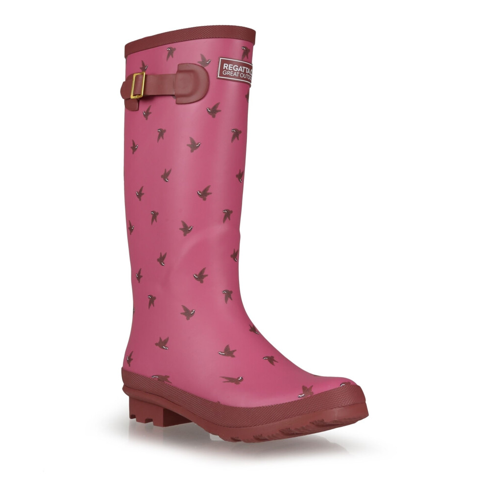 (8 UK, Violet/Fig Rose Blush) Regatta Womens/Ladies Ly Fairweather II Tall Durable Wellington Boots