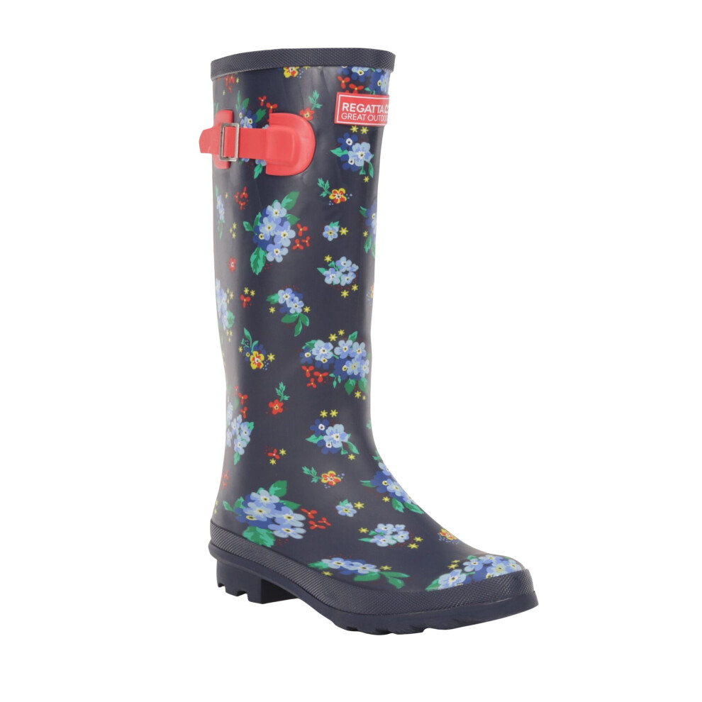 (6.5 UK, Navy/Red) Regatta Womens/Ladies Ly Fairweather II Tall Durable Wellington Boots