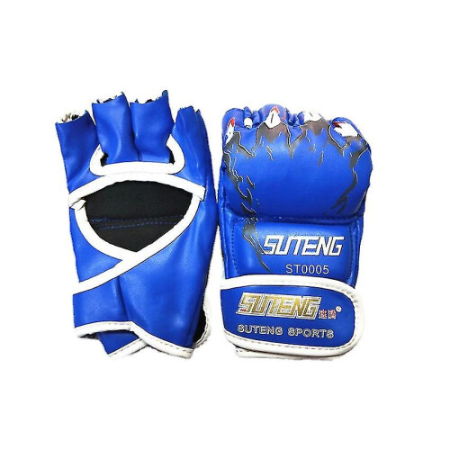 Tiger Claw Mma Mixed Fighting Gloves - Blue 2