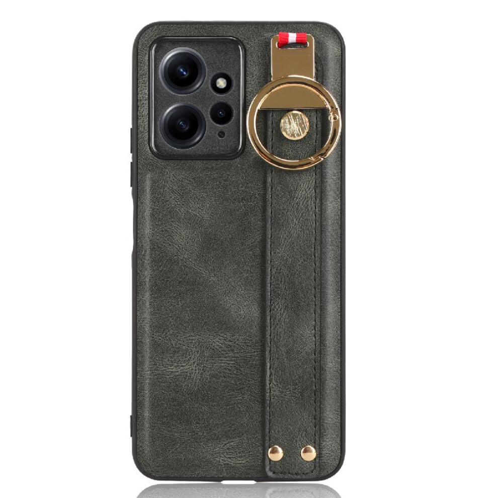 (Green) Case For Xiaomi Redmi Note 12 4G Premium Pu Leather Compatibility Convenience Wrist Strap Green 764762646721
