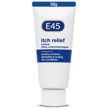 E45 Itch Relief Cream 50 g Anti Itch Cream Irritation Greasy E45 Cream Relieve Itching Eczema Dermatitis Cream Instantly Soothes Calms E45 Itching