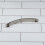 Brushed Nickel Bow Kitchen Cabinet Handle 160mm 7