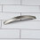 Brushed Nickel Bow Kitchen Cabinet Handle 160mm 6