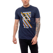 (Navy, S) ELLESSE MAROTTA Mens T Shirt Casual Top Summer