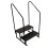 Portable Staging Stairs Portacabin Steps 2 Step (Non Slip Bolt Down) 2