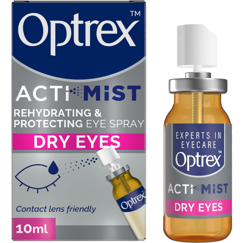 Optrex Optrex ActiMist Double Action Spray Dry Irritated Eyes 10ml