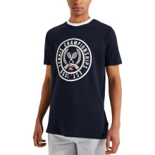 (Navy, XL) ELLESSE SEGNA Mens T Shirts Cotton Holiday Top