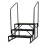 Portable Staging Stairs Portacabin Steps 2 Step (Non Slip Bolt Down) 4