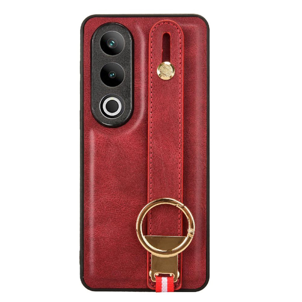 (Red) Case For Oneplus Nord Ce4 5G Compatibility Convenience Premium Pu Leather Wrist Strap Red 764762649258