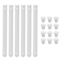 3 Sets Plastic Drawer Slides Drawer Replacement Parts Drawer Rails Drawer Track Rails