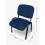 Black Padded Stacking Chair with Writing Tablet 7