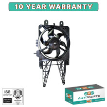 RADIATOR COOLING FAN WITH MOTOR FOR FIAT PUNTO 188 1.2 PETROL 46785738, 51742164