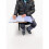 Black Padded Stacking Chair Double Writing Tablet 4
