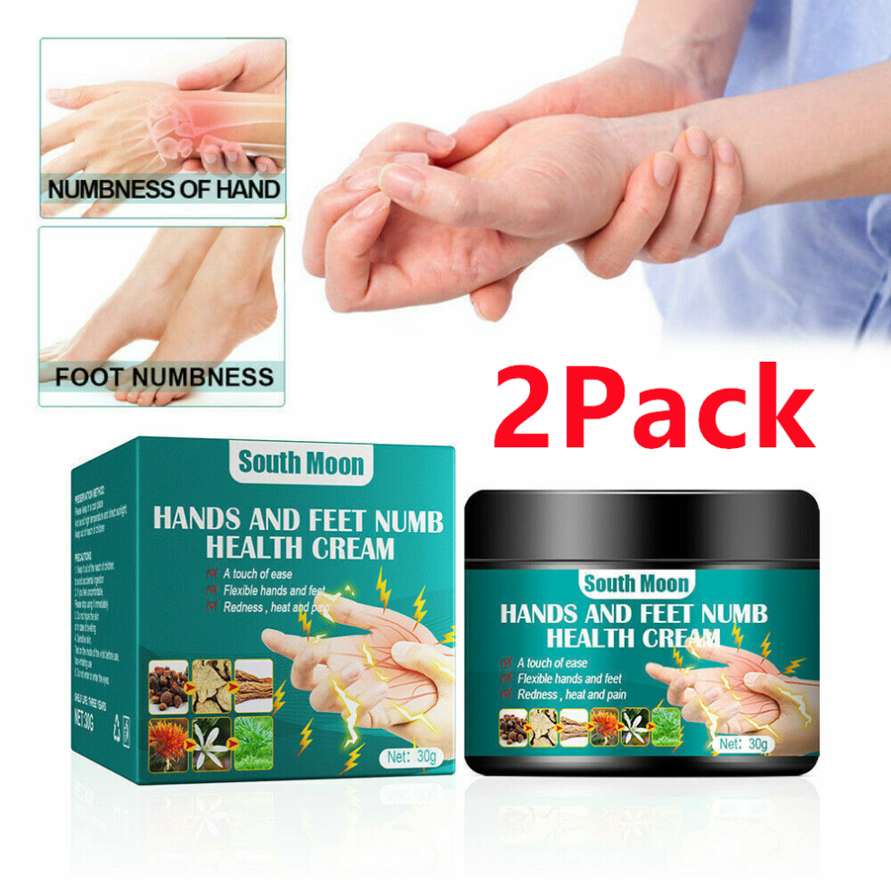 2 Pack Neuropathy Nerve Pain Relief Cream 30g - Maximum Strength