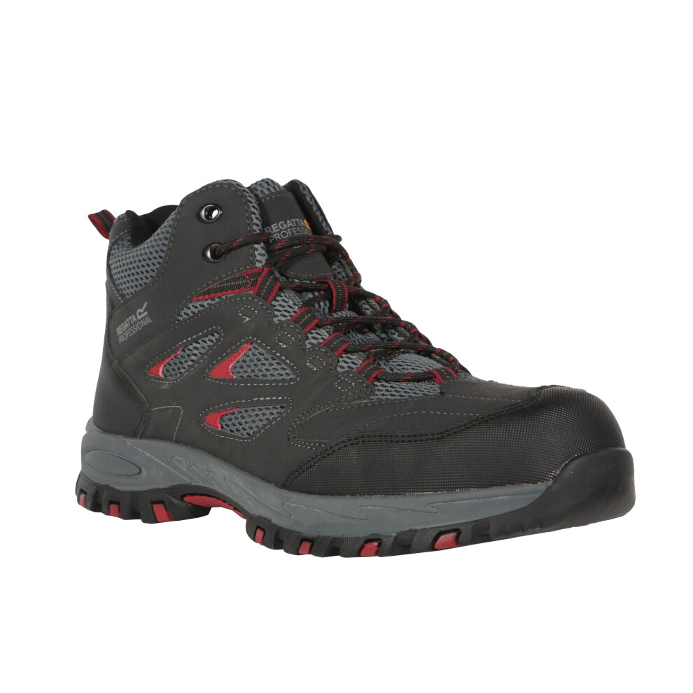 (11 UK, Ash/Rio Red) Regatta Mens Mudstone Safety Boots