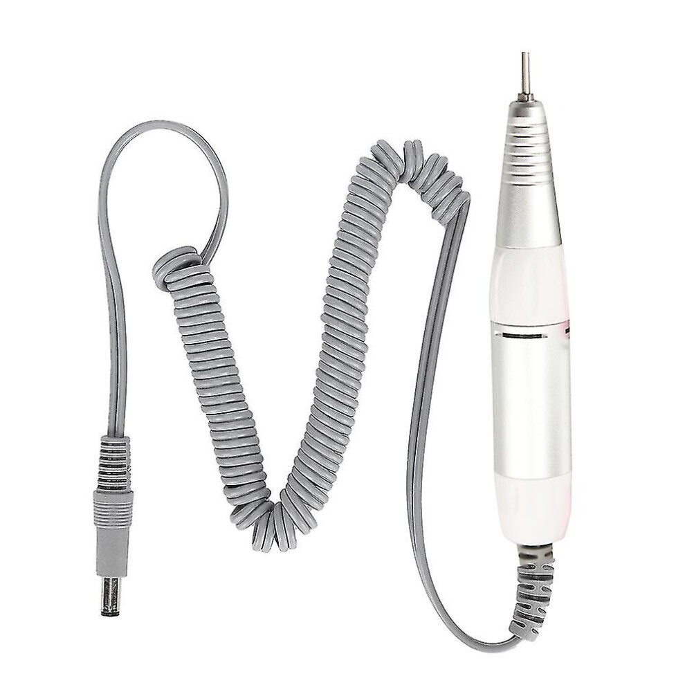 White (Ds Sliver) Fast Delivery Professional Electric Nail Art Drill Pen Replacement Part Handle File Polish Grind Machine Max 35K Handpiece Manicure
