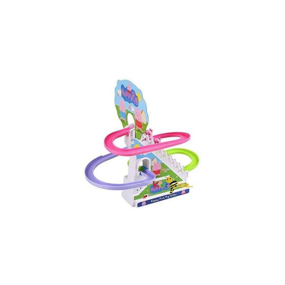 MUSICAL STAIR CLIMBING TOYS SLIDE TRACK W/ LIGHT