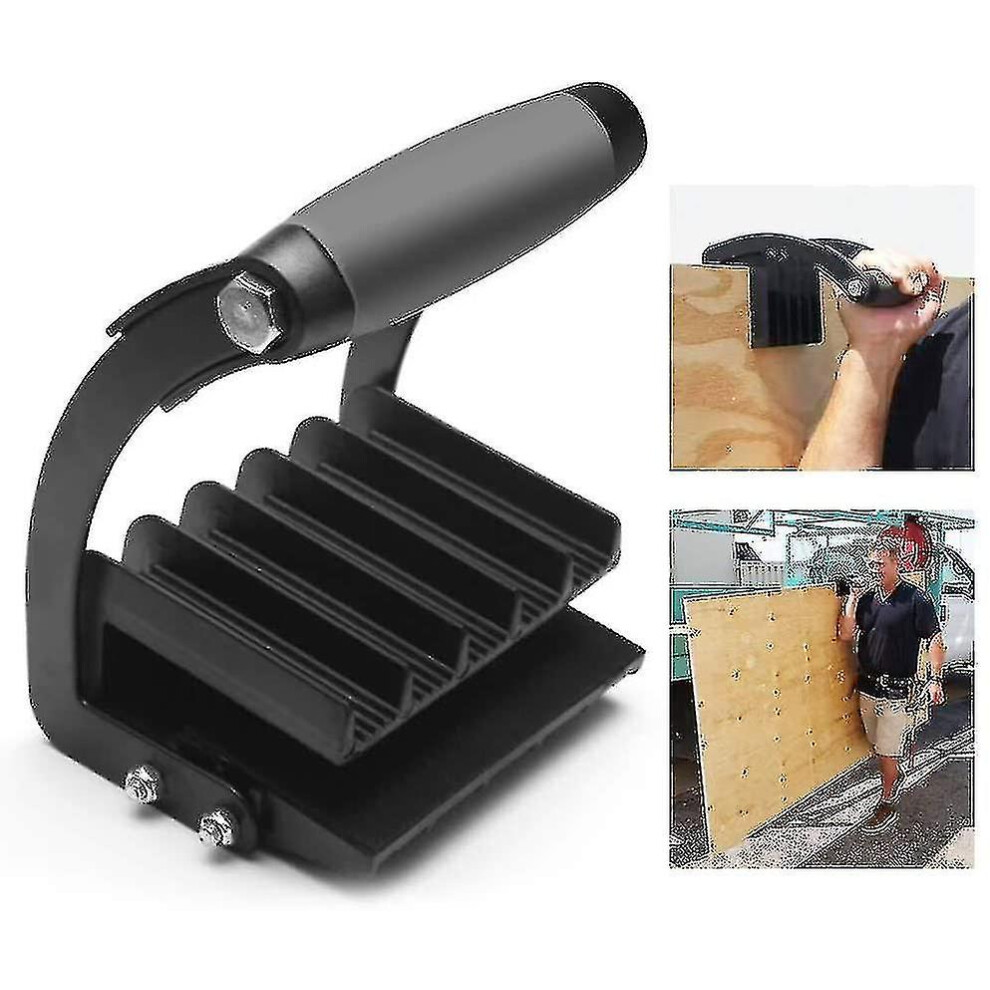 Plank Lifter Black Iron Plasterboard Lifter Ergonomic Gorilla Gripper Backing Board Support Panel Grip Plates For Convenient Lifting Of Plyw 9168212069879