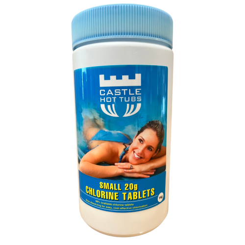 1kg Castle Hot Tubs Chlorine Tablets 20g