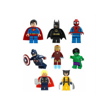 New 8Pcs Marvel Avengers Super Hero Comic Mini Figures Dc Minifigure Gift Fits