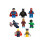 New 8Pcs Marvel Avengers Super Hero Comic Mini Figures Dc Minifigure Gift Fits 1