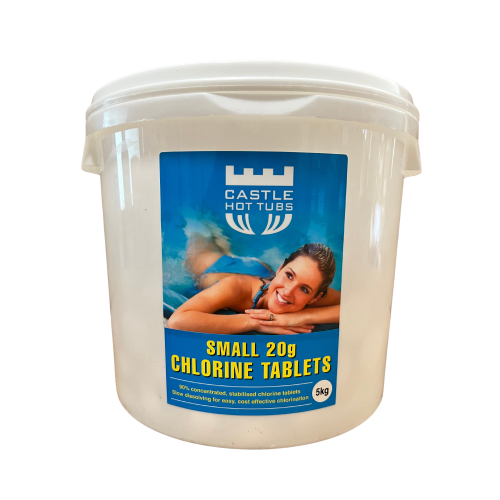 5kg Castle Hot Tubs Chlorine Tablets - 20g