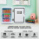 Koolatron 4L Mini Fridge Portable Mini Fridge For Bedrooms Aqua 4