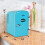 Koolatron 4L Mini Fridge Portable Mini Fridge For Bedrooms Aqua 5
