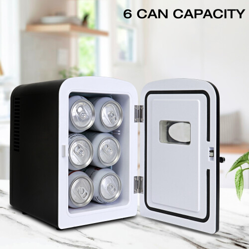 Koolatron 4L Mini Fridge Portable Mini Fridge For Bedrooms Black 2