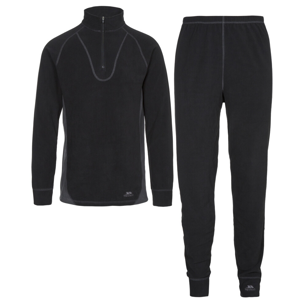 (XXL, Black  X) Trespass Unisex Thermal Set Thriller