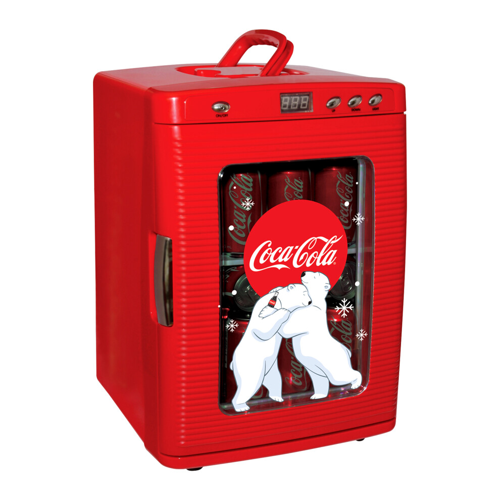 Coca Cola Mini Fridge 25L Portable Cooler Warmer 28 Can